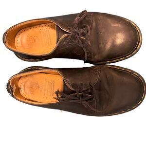 Vintage England Dr. Martens Oxford Shoes 1461 Bex Smooth Leather Black